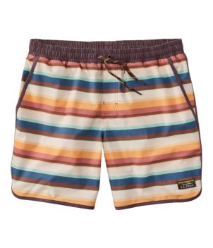 Men's All-Adventure Swim Shorts, Print, 7"