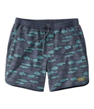 Men's All-Adventure Swim Shorts, Print, 7"