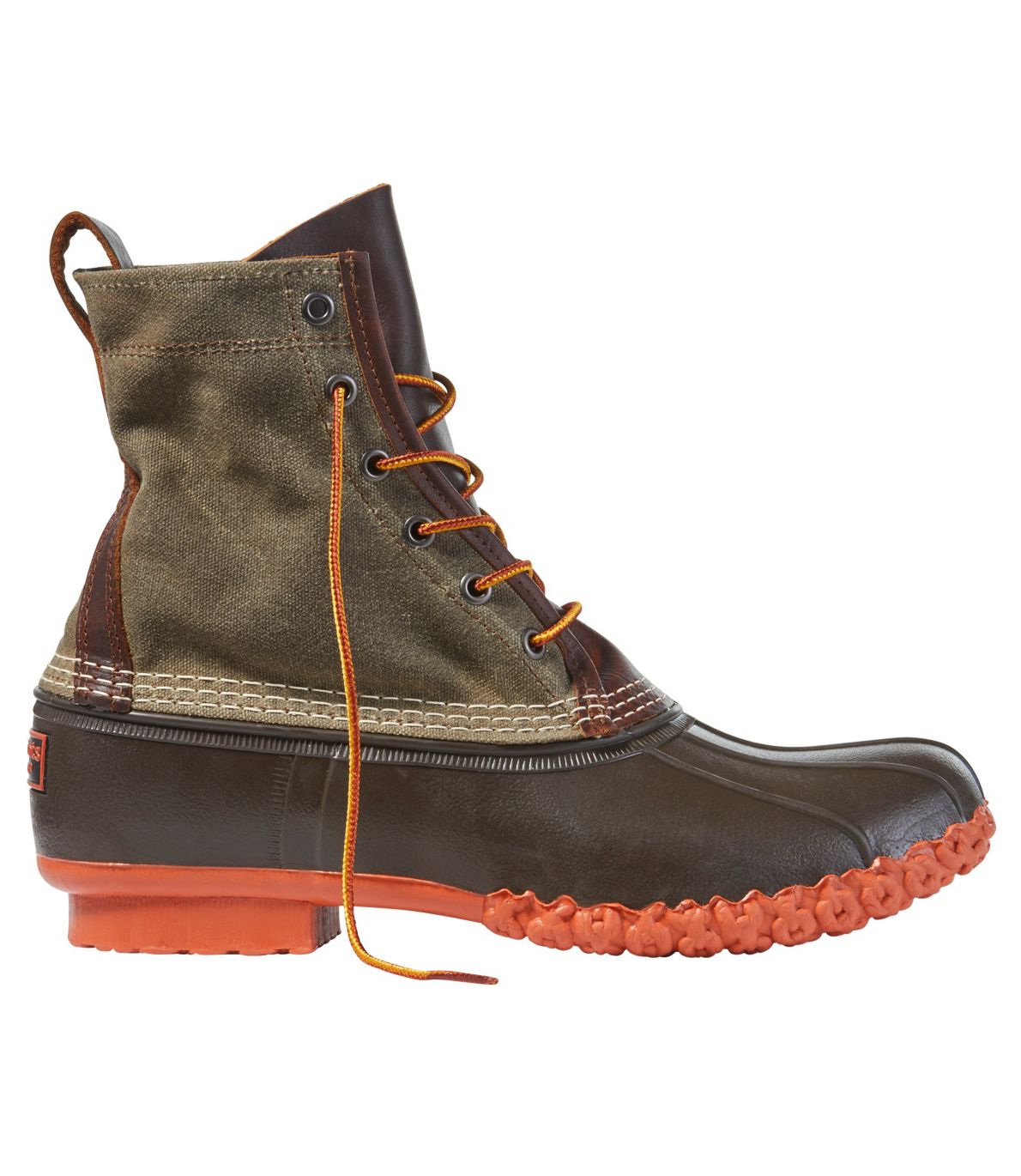 Men's Signature WaxedCanvas Bean Boots, 8" at L.L. Bean
