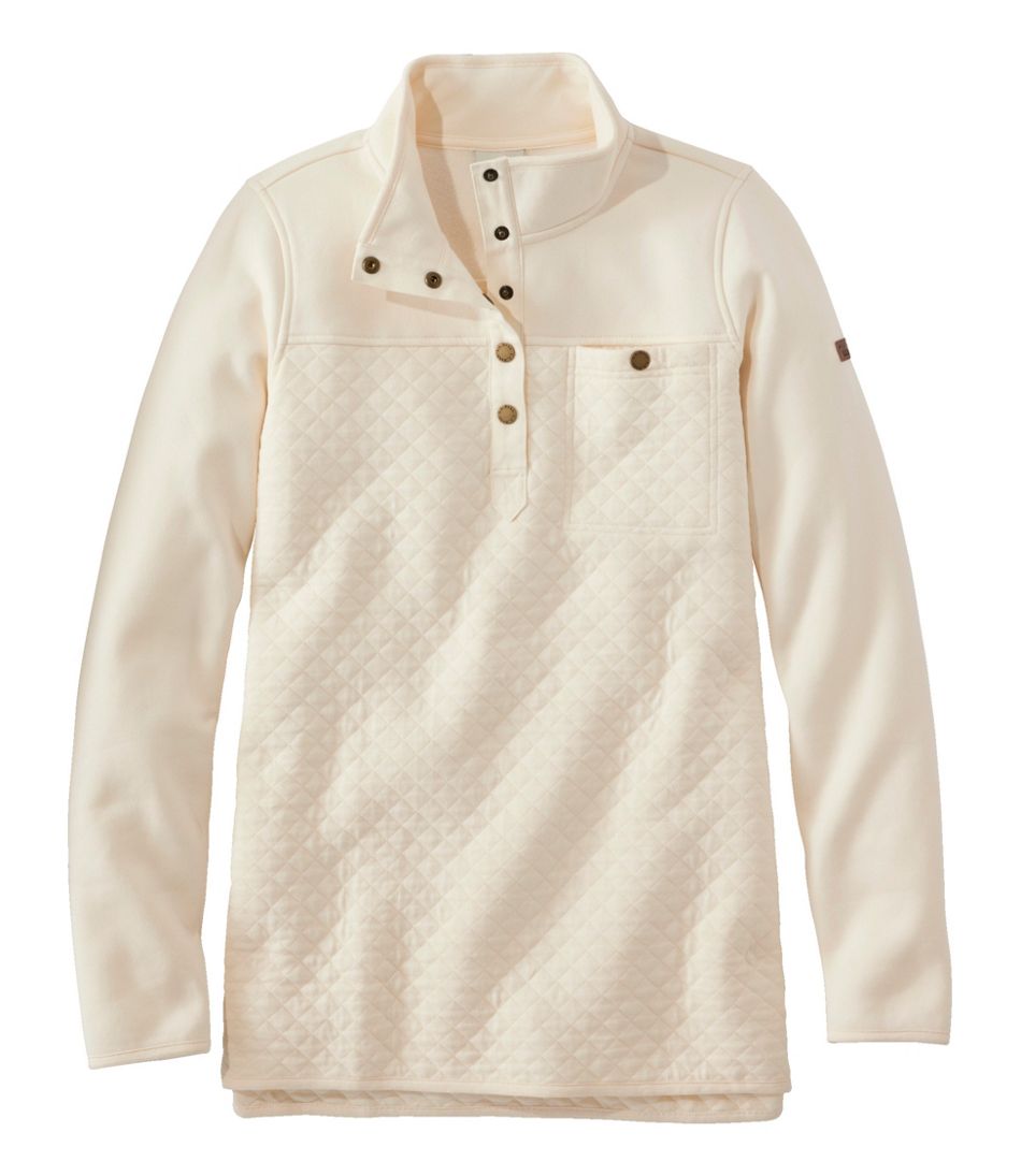 Women's Quilted Sweatshirt, Mockneck Tunic | Sweatshirts u0026 Fleece at  L.L.Bean