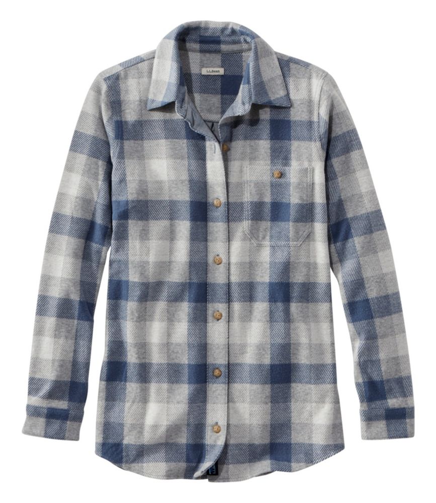Women's L.L.Bean Favorite Knit Shirt, Plaid, , small image number 4