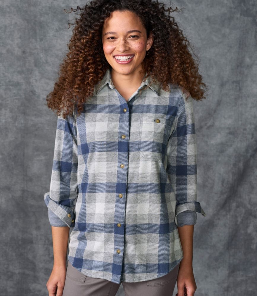 Women's L.L.Bean Favorite Knit Shirt, Plaid