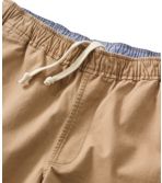 Men's Lakewashed Stretch Khaki Shorts, Pull-On, 8"