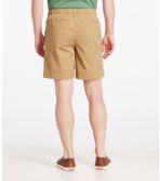 Men's Lakewashed Stretch Khaki Shorts, Pull-On, 8"