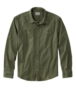 Men's Lakewashed Camp Shirt, Long-Sleeve, Traditional Untucked Fit