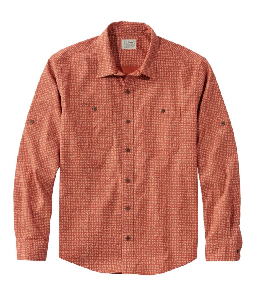 Men's Lakewashed Camp Shirt, Long-Sleeve, Traditional Untucked Fit, , small image number 1