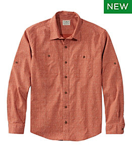 Men's Lakewashed Camp Shirt, Long-Sleeve, Traditional Untucked Fit