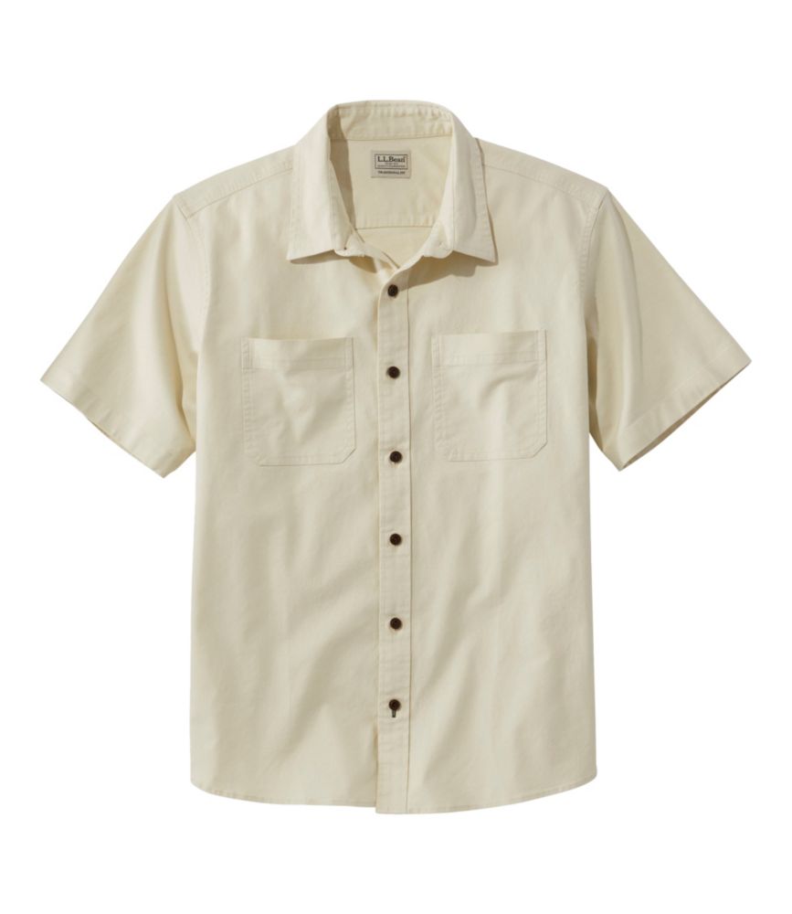 Men's BeanFlex® Twill Shirt, Traditional Untucked Fit, Short-Sleeve, , small image number 1