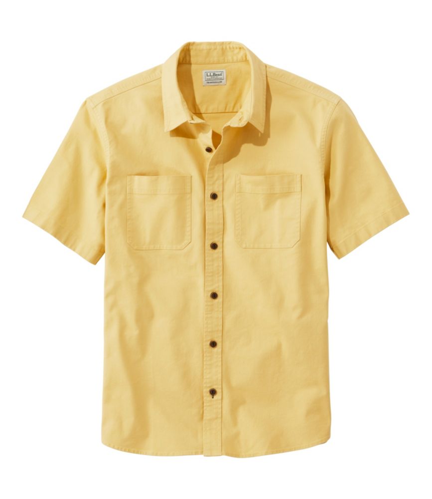 Men's BeanFlex® Twill Shirt, Traditional Untucked Fit, Short-Sleeve