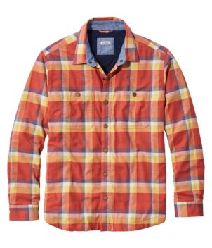 Men's BeanFlex® All-Season Flannel, Waffle-Lined Shirt, Traditional Untucked Fit