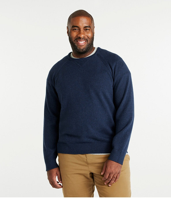 Men s Wicked Soft Cotton Cashmere Crewneck Sweater