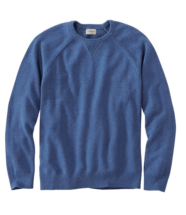 Wicked Soft Cotton Cashmere Crew Men's Reg, Rustic Blue, large image number 0