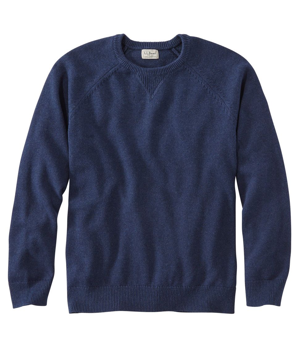 Men's Wicked Soft Cotton/Cashmere Sweater, Crewneck