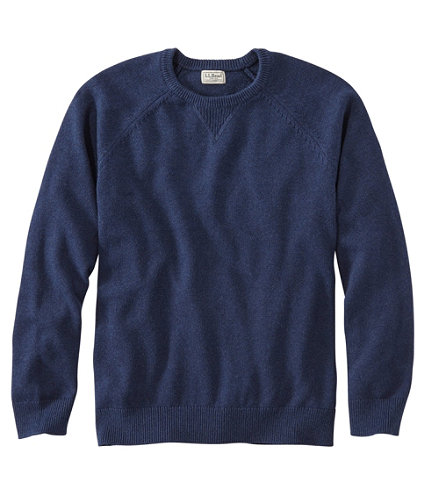 Men's Wicked Soft Cotton/Cashmere Sweater, Crewneck | Sweaters at L.L.Bean