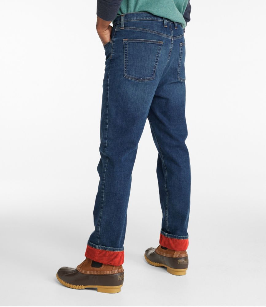 ll bean flannel lined jeans