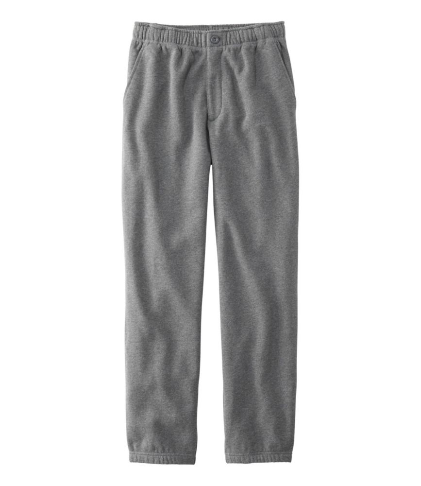 Men's Athletic Sweats, Zip-Fly Sweatpants with Internal Drawstring