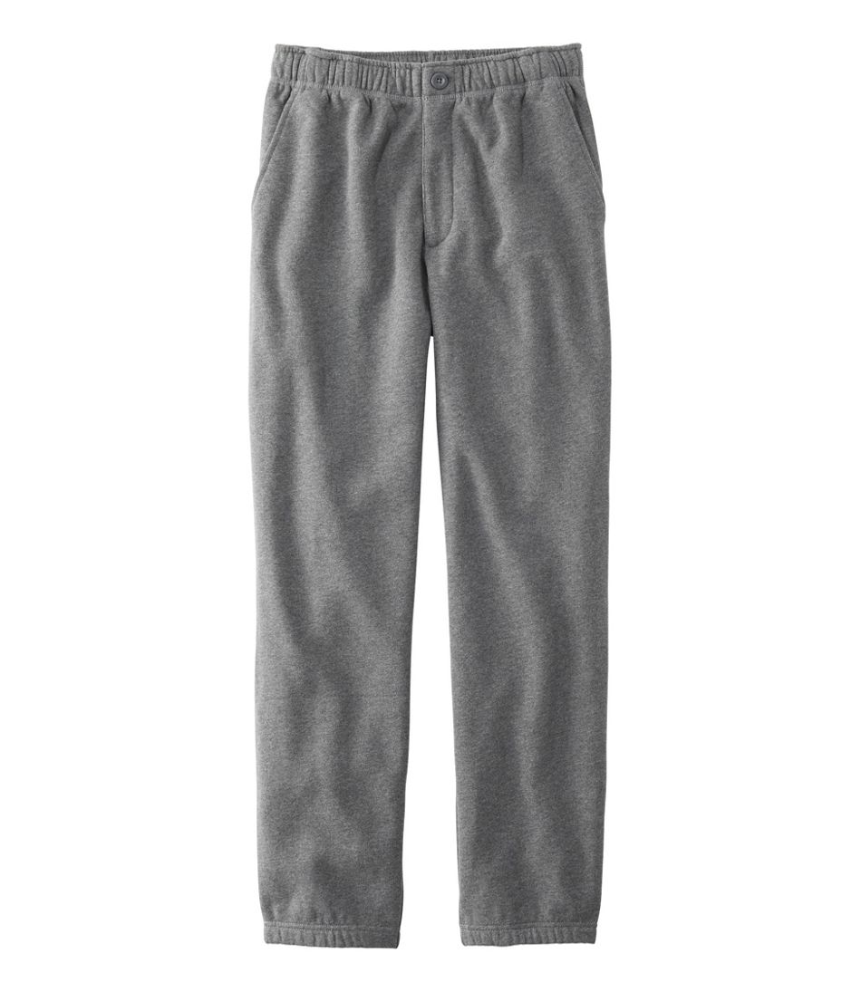 Sweat Pants for Mens Fleece Lined Drawstring Elastic Waist Tapered