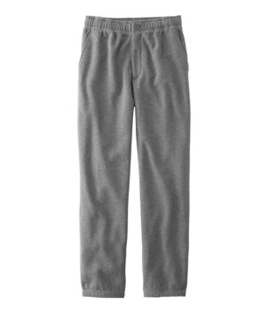 Men's Athletic Sweats, Zip-Fly Sweatpants with Internal Drawstring