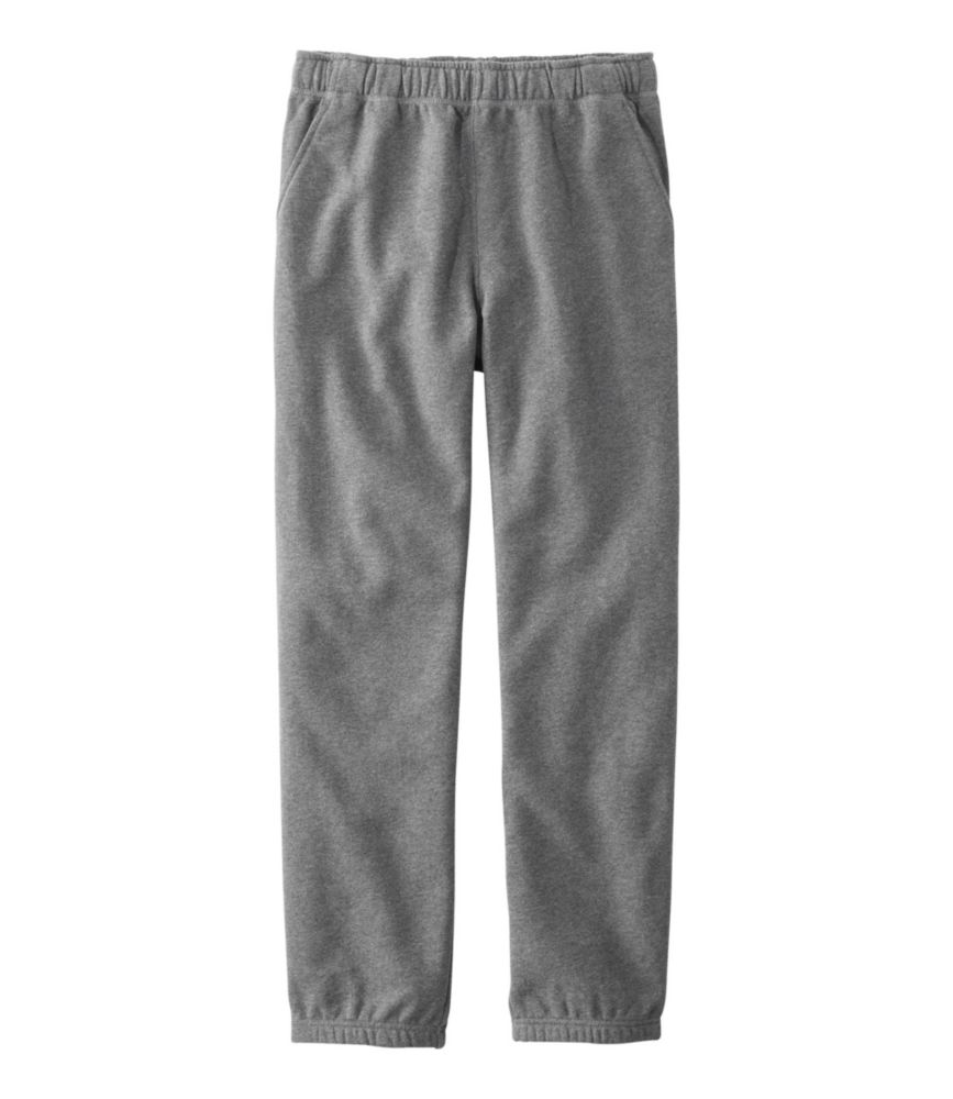 Men's Athletic Sweats, Pull-On Sweatpants with Internal Drawstring, Charcoal Heather, small image number 1