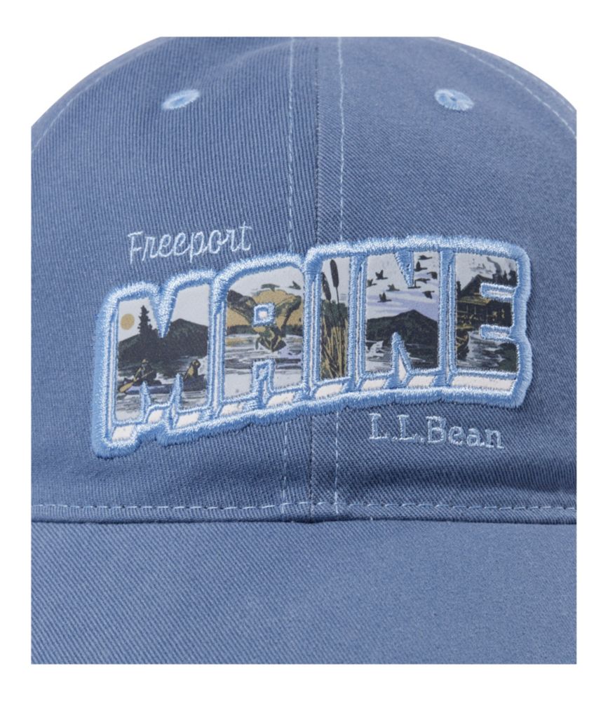 Adults' L.L.Bean Baseball Cap, Deep Blue Maine, small image number 4