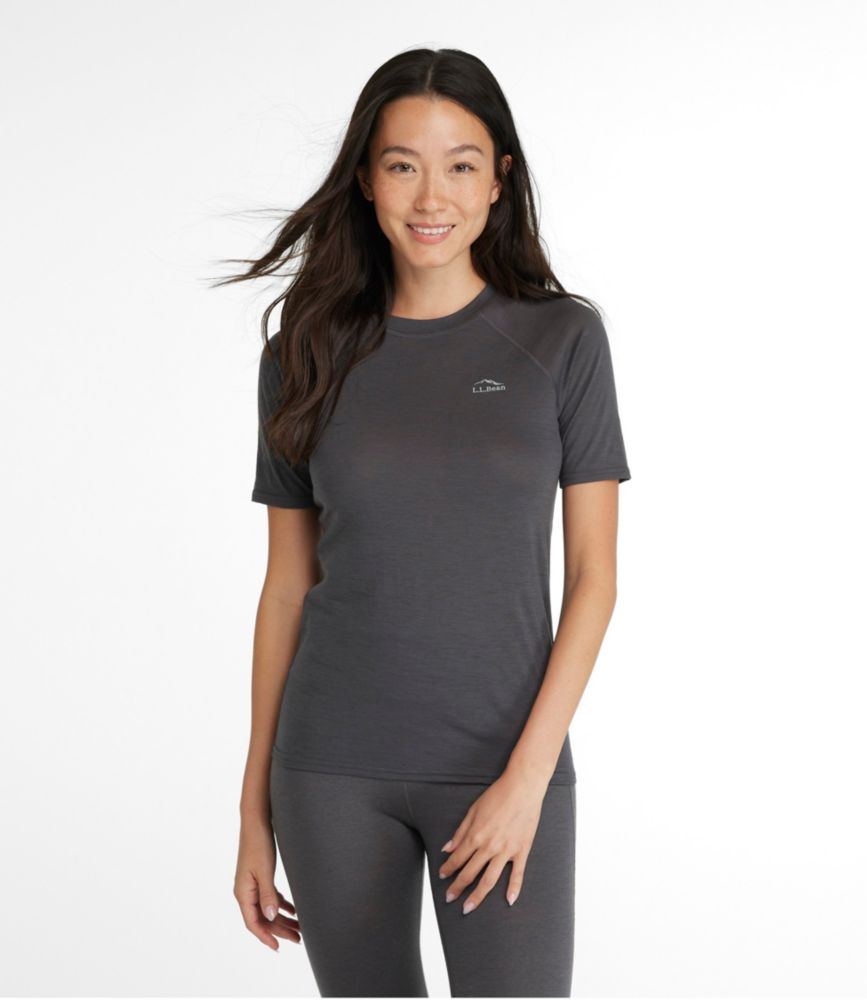 Women's Cresta Ultralight 150 Crew Top, Short-Sleeve, Alloy Gray, small image number 2