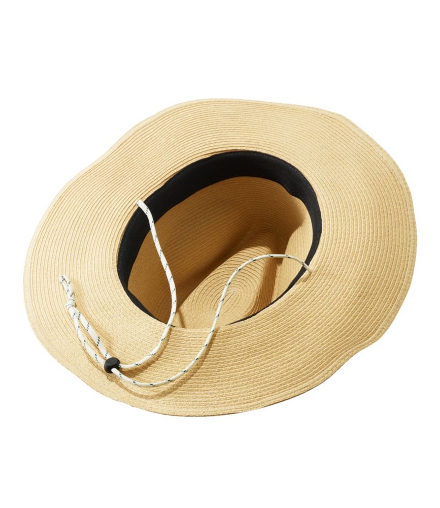 Adults' L.L.Bean SunSmart® Straw Hat, Black, small image number 2