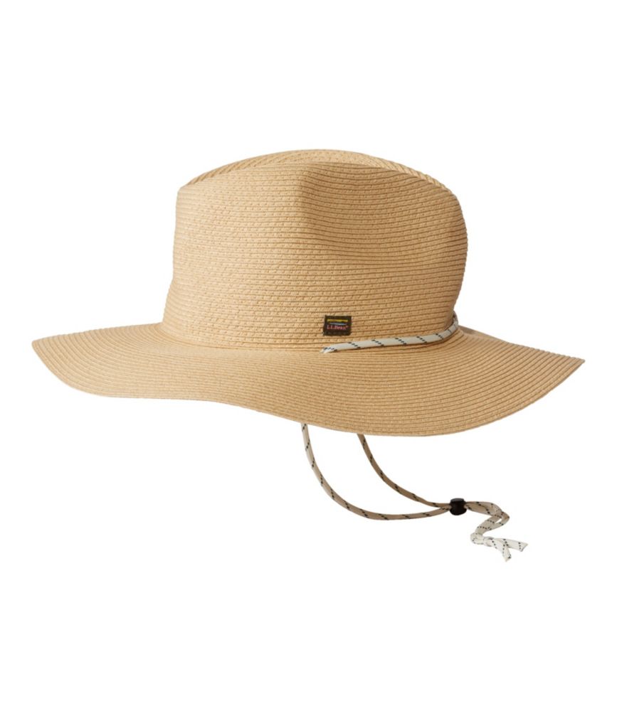 Adults' L.L.Bean SunSmart® Straw Hat, Deep Olive, small image number 3