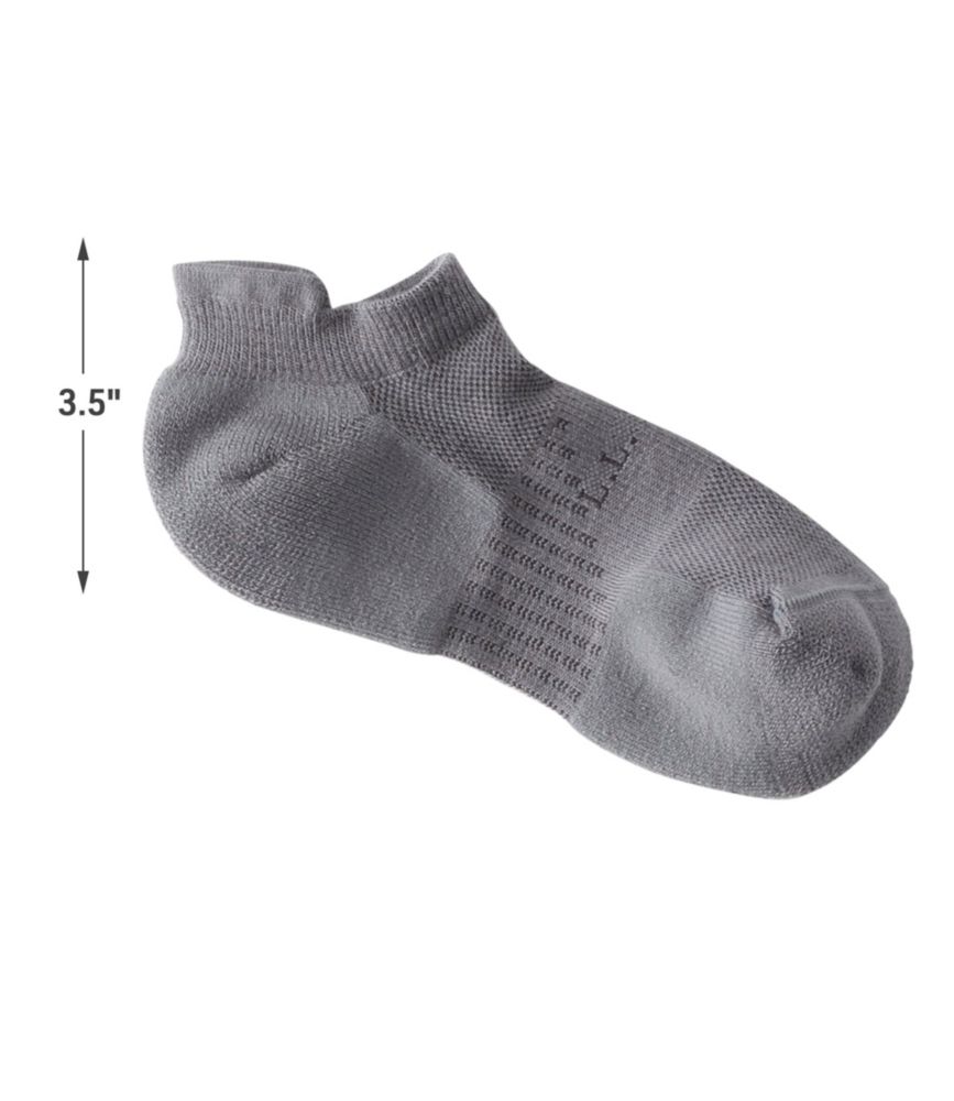 Women's L.L.Bean Athletic Socks, Two-Pack, Twilight+Graphite, small image number 2