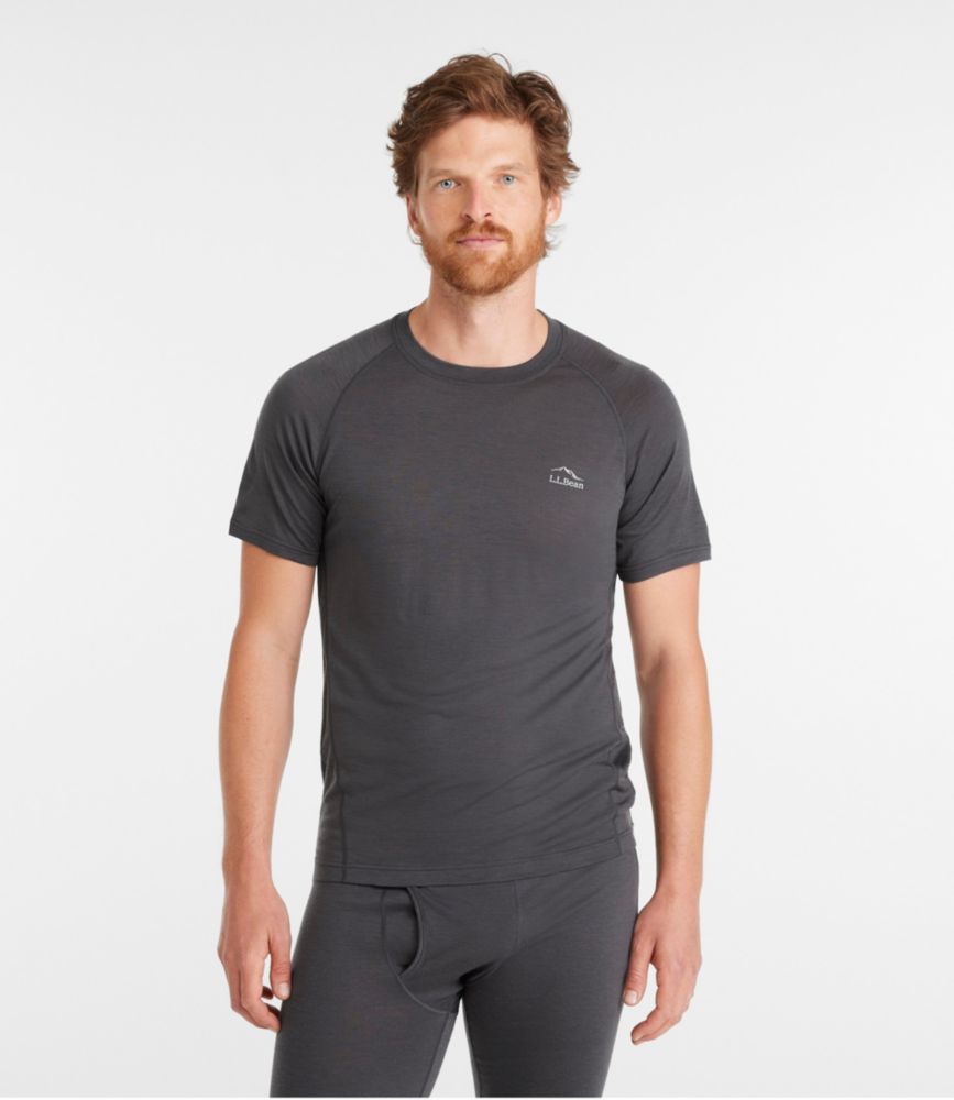 Men's Cresta Ultralight 150 Crew Top, Short-Sleeve, Alloy Gray, small image number 2