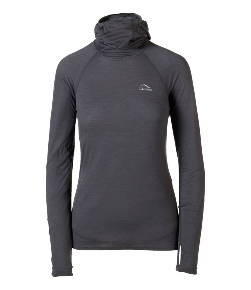 Women's Cresta Wool Ultralight 150 Base Layer, Hoodie, Alloy Gray, small image number 1