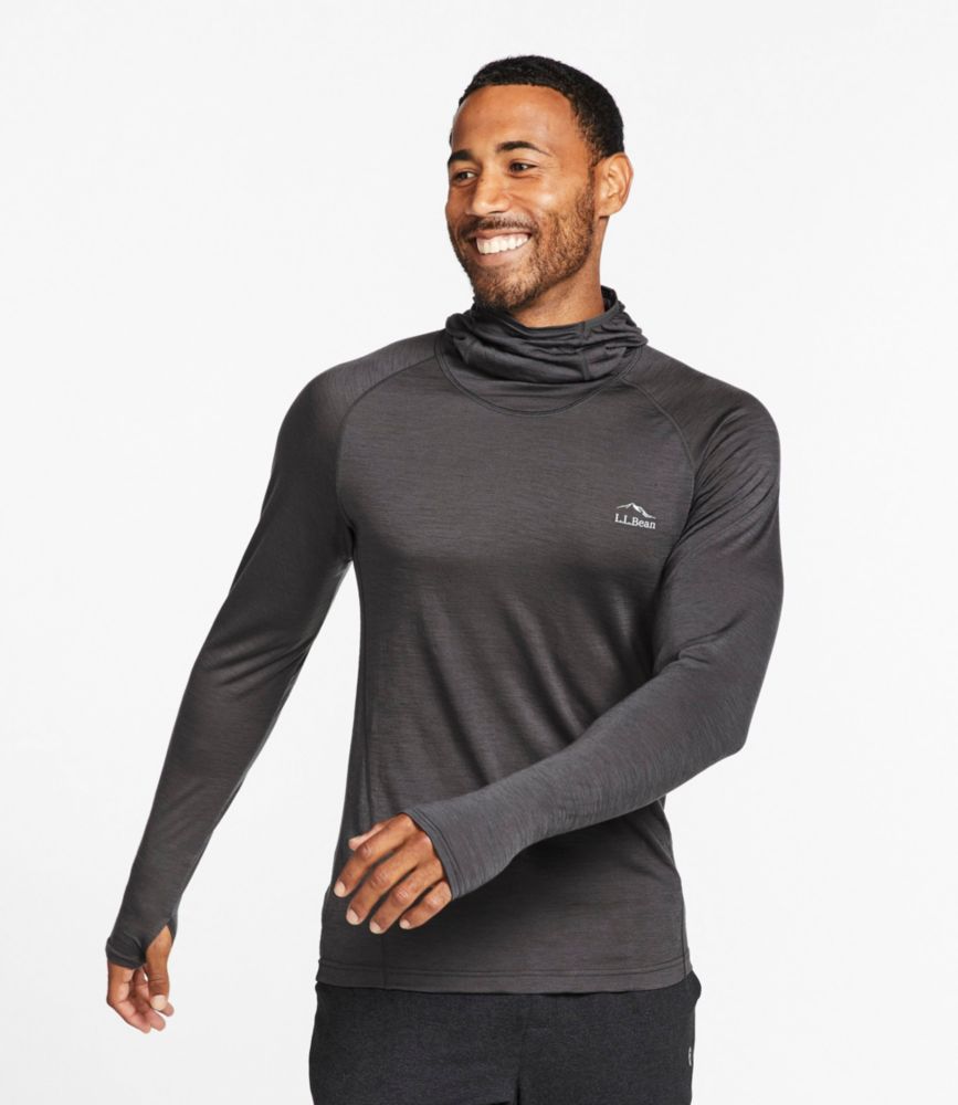 Men's Cresta Wool Ultralight 150 Base Layer, Hoodie, Alloy Gray, small image number 2