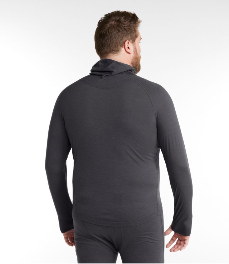 Men's Cresta Wool Ultralight 150 Base Layer, Hoodie, Alloy Gray, small image number 6