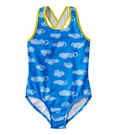 Girls' Watersports Swimwear, One-Piece