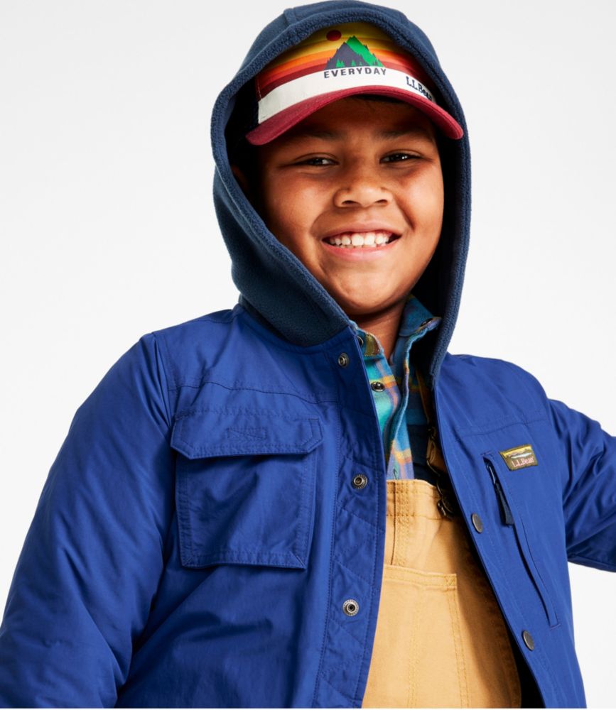 Kids' Mountain Classic Water-Resistant Shirt Jacket, Indigo Ink, small image number 4