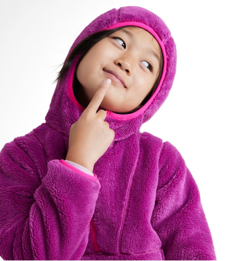 Kids' L.L.Bean Hi-Pile Fleece Hooded Pullover, , small image number 3