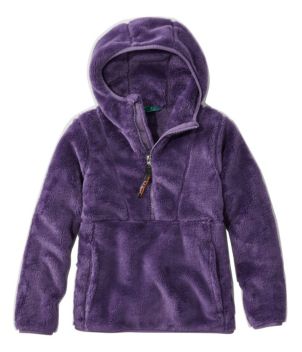 Kids' L.L.Bean Hi-Pile Fleece Hooded Pullover