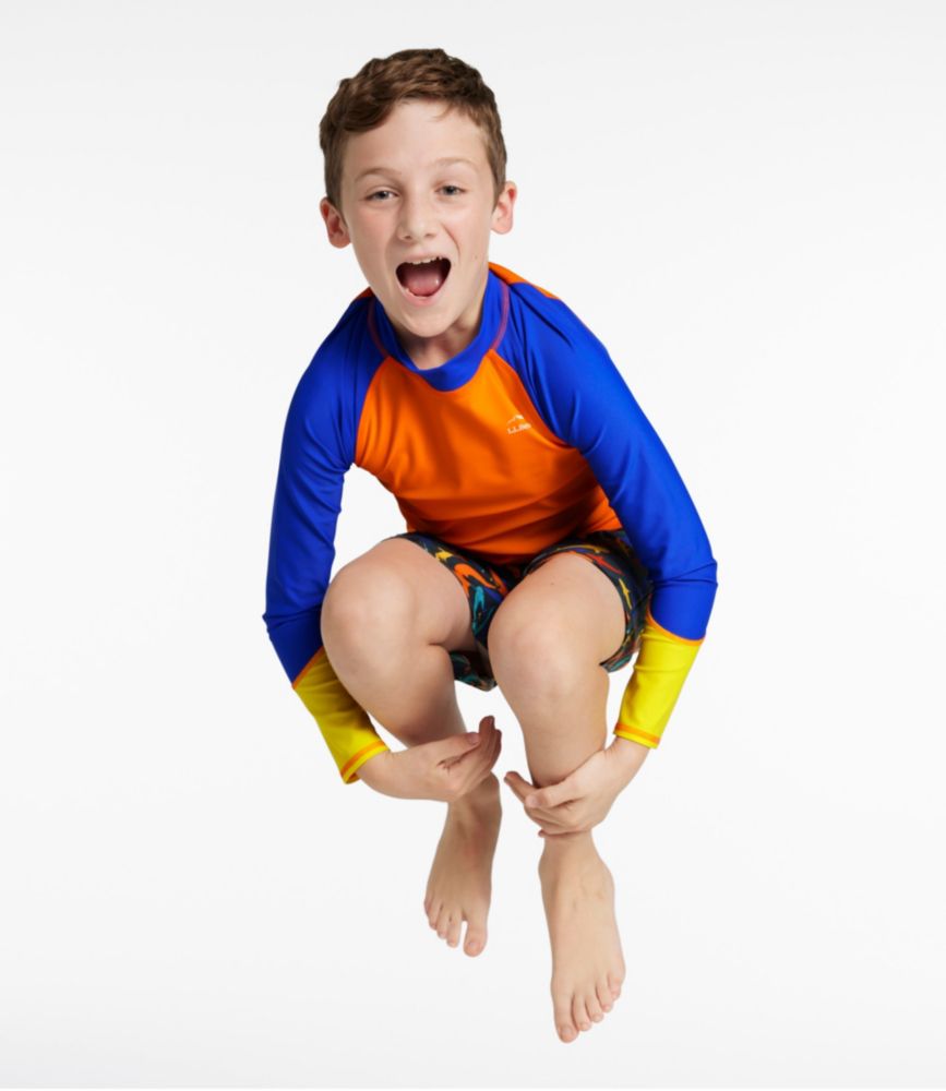 thumbnail image 2 of Boys UV Protection Swim Shirts – Kids Swimming T-Shirts With Characters (Ages 2-12) 2 of 5