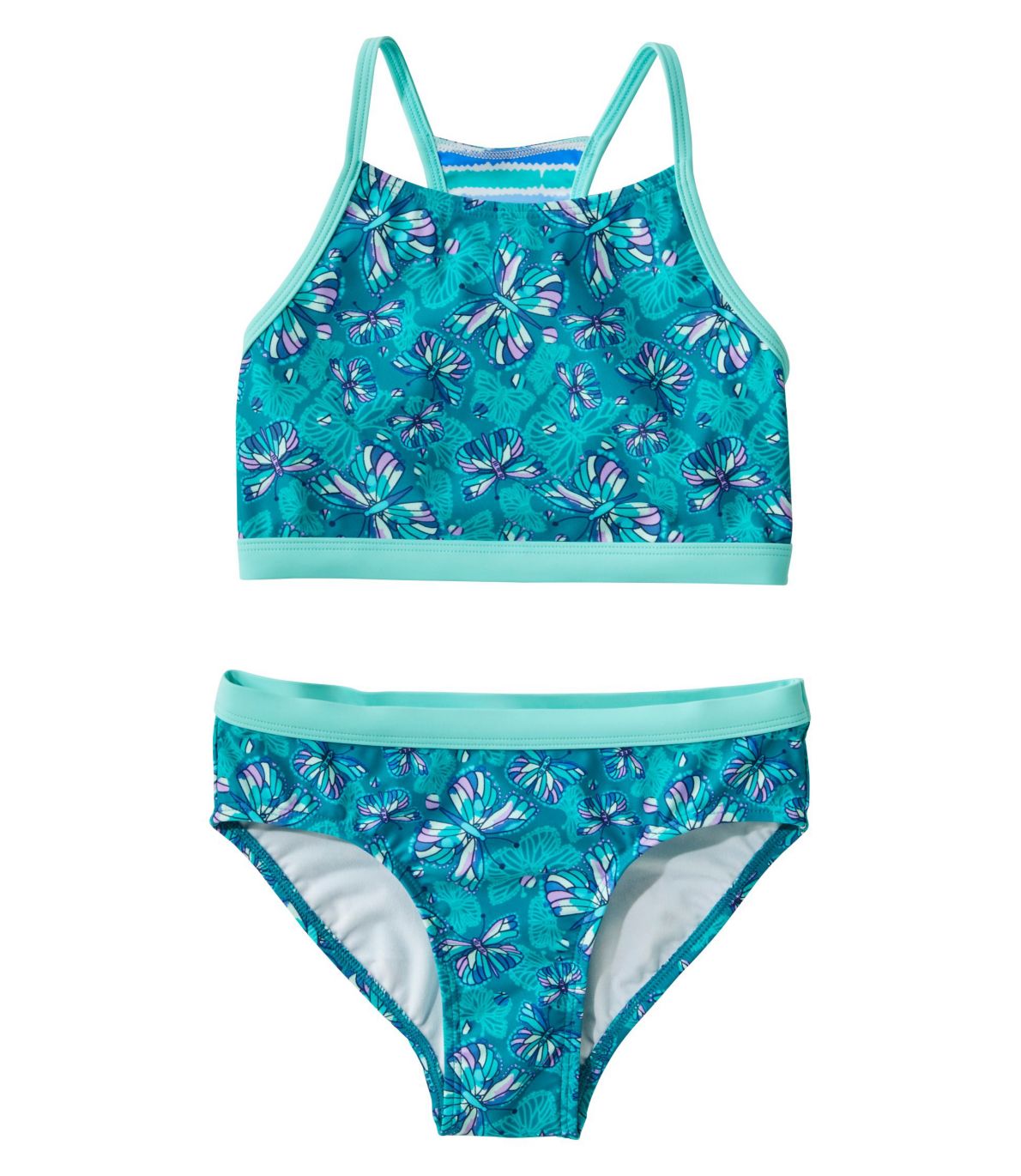 Girls' Watersports Swimwear, Crop-Top Bikini Set at L.L. Bean