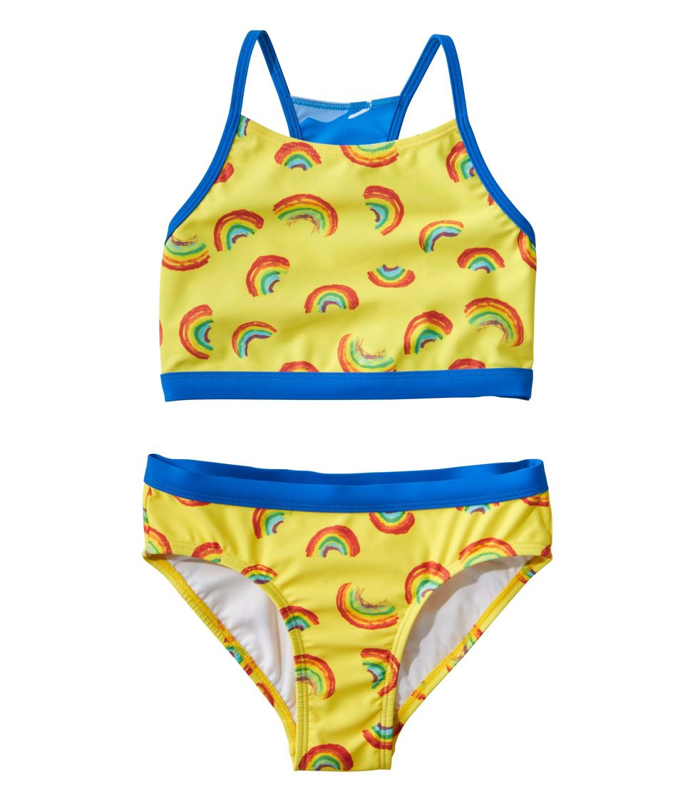 Girls' Watersports Swimwear, Crop-Top Bikini Set at L.L. Bean