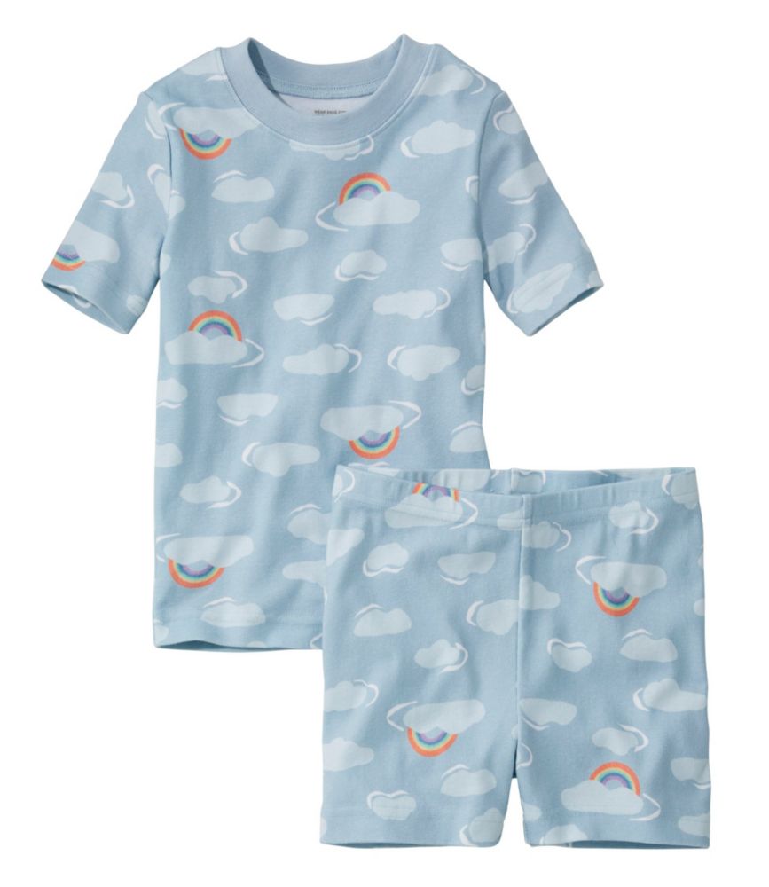 Kids' Organic Cotton Fitted Pajamas, Short-Sleeve