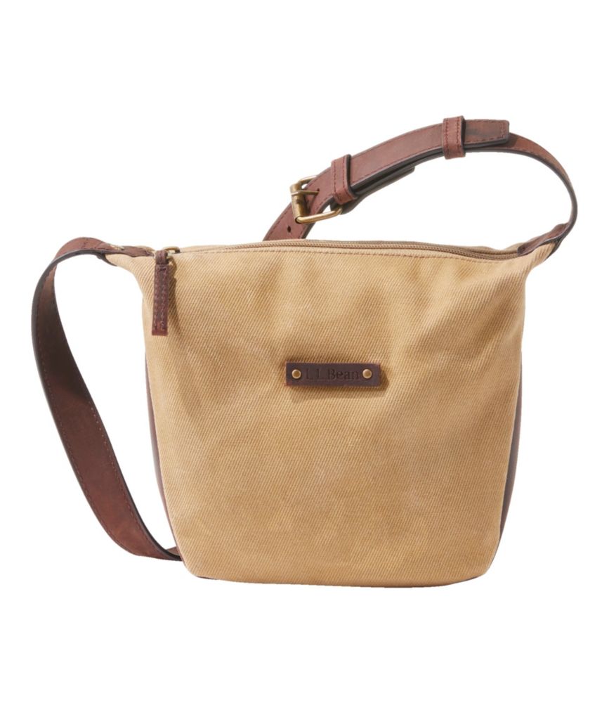 L.L. Bean, Bags, Ll Bean Waxed Canvas Crossbody