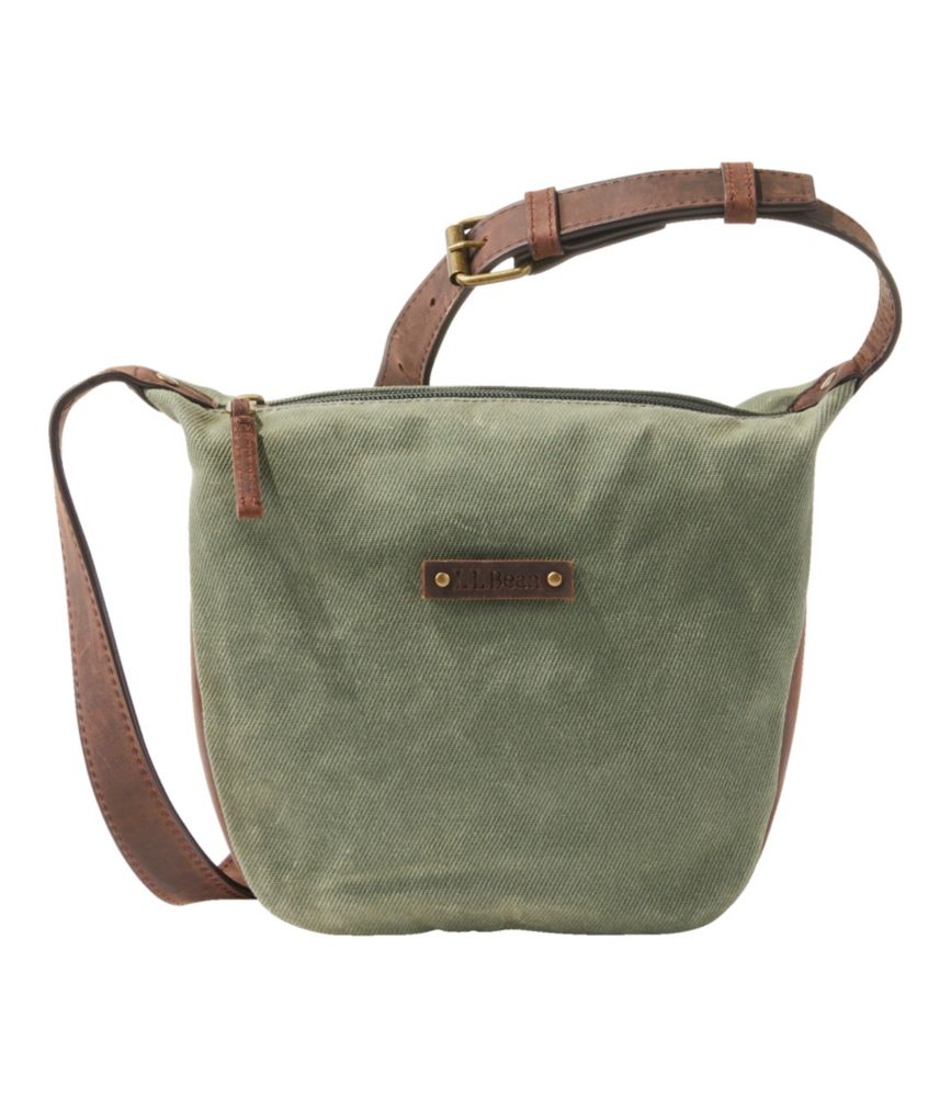 L.L.Bean Waxed Canvas Crossbody, Small Crossbody Bags at L.L.Bean