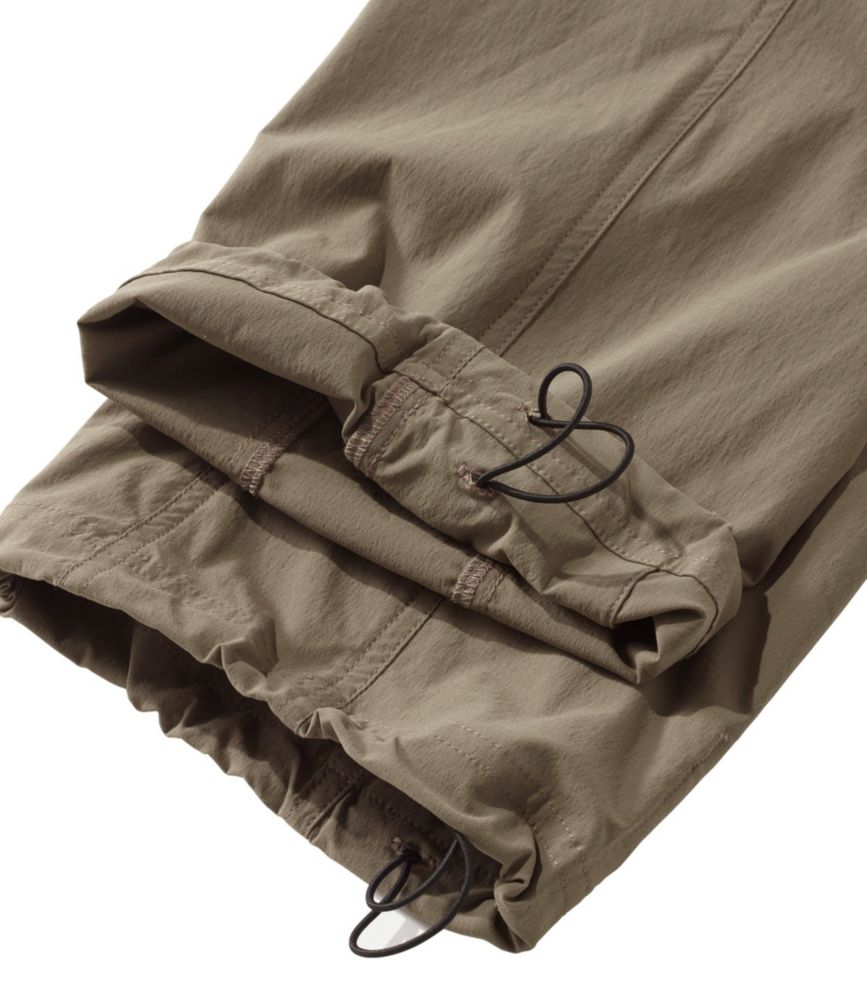 Women's Water-Repellent Comfort Trail Pants, Mid-Rise Straight-Leg, Granite, small image number 4