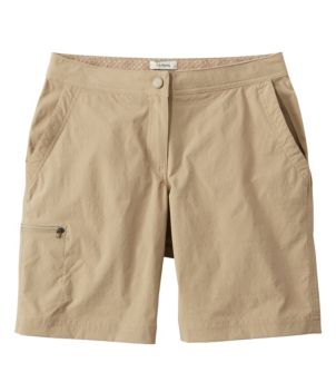 Women's Water-Repellent Comfort Trail Shorts, Mid-Rise
