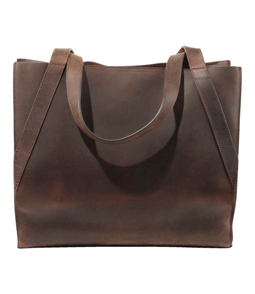 Stonington Full-Grain Leather Tote, Camel, small image number 2