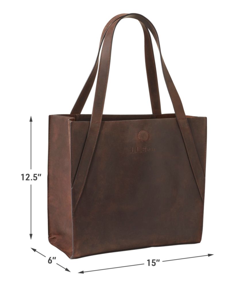 Stonington Full-Grain Leather Tote, Camel, small image number 5