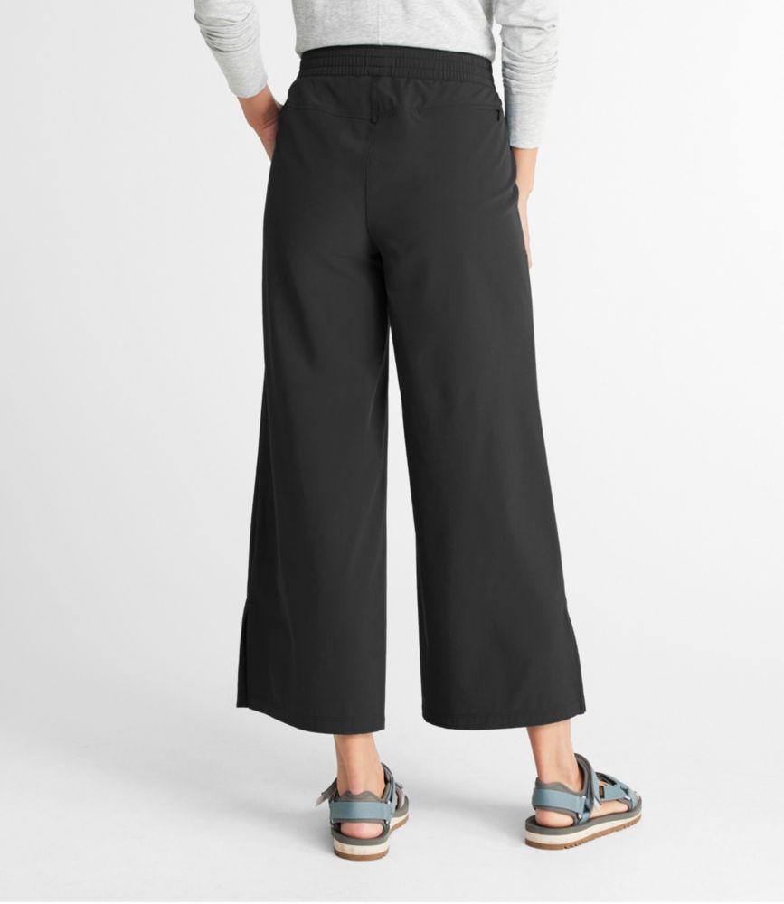 Women's VentureStretch Pants, Wide-Leg Crop, Midnight Black, small image number 3