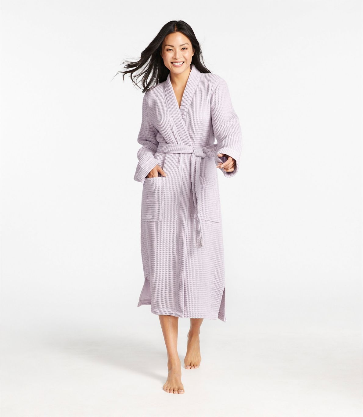 Women's Woven Waffle Robe at L.L. Bean