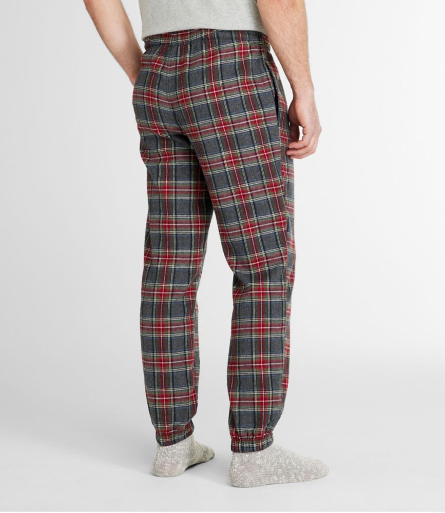 Men's Scotch Plaid Flannel Jogger Pants, , small image number 3