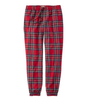 Men's Scotch Plaid Flannel Jogger Pants